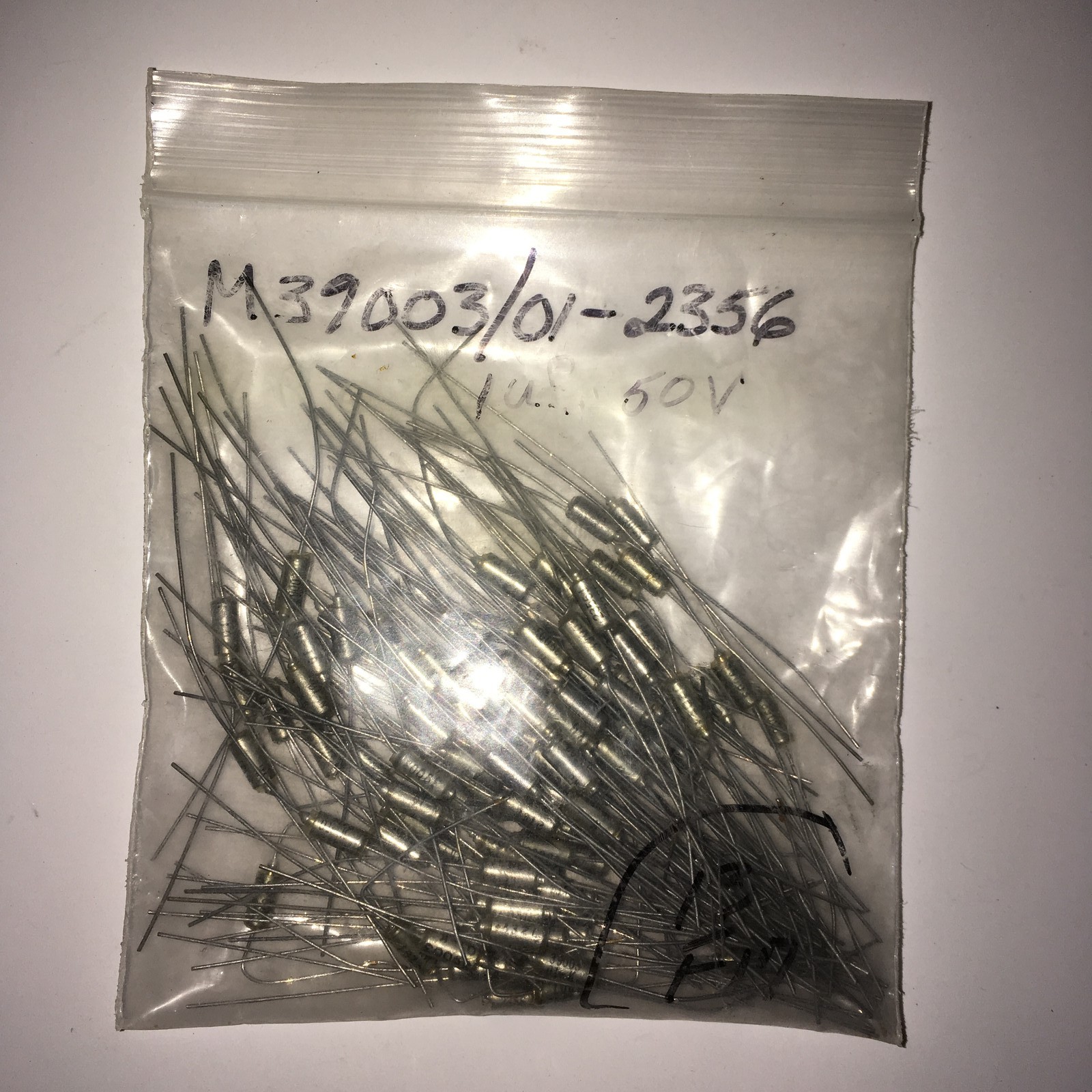 MILITARY SPEC M39003/01-2356 CAPACITOR FIXED ELE (LOT OF 2)