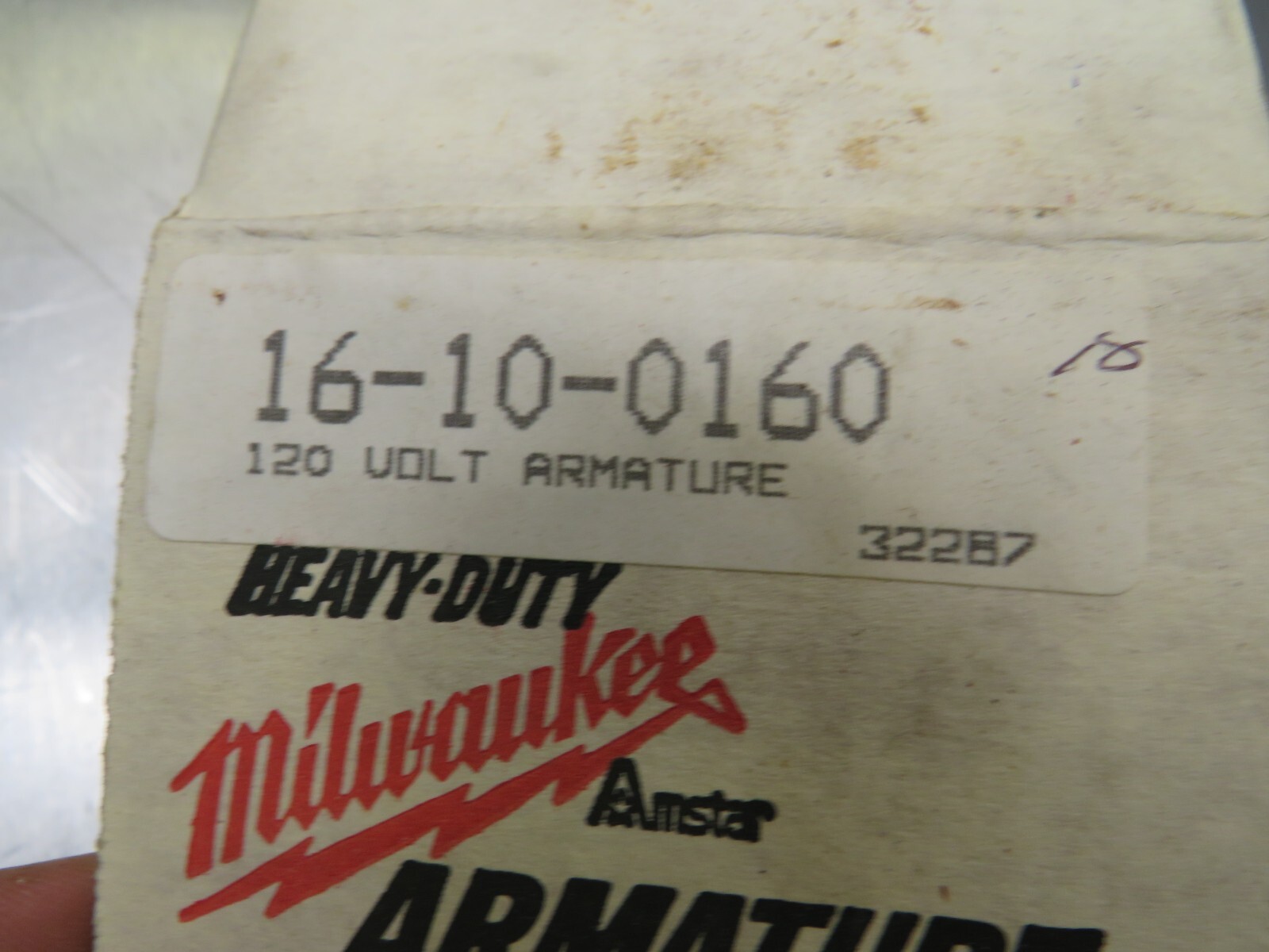 Milwaukee 16-10-0160 Armature 120V