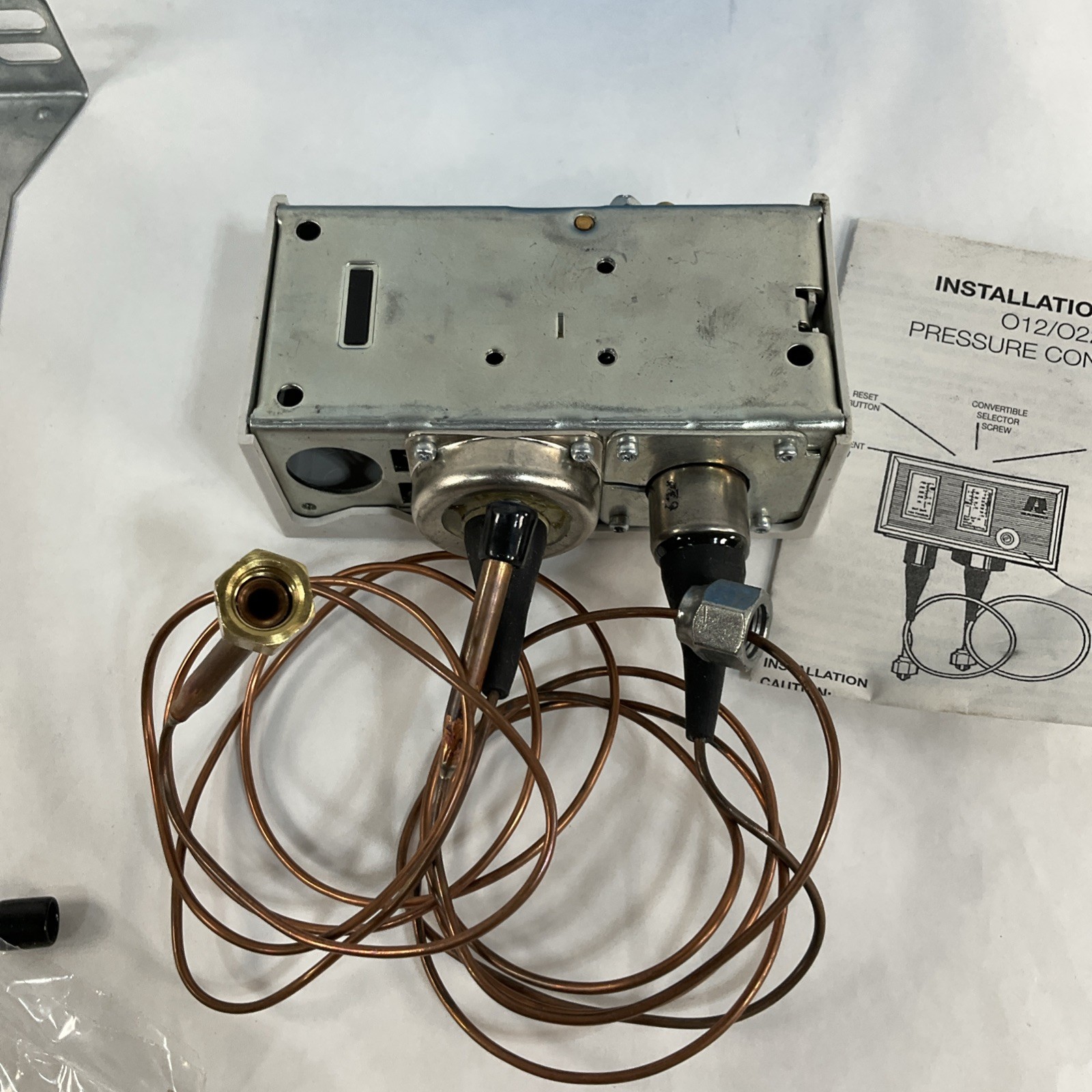 Ranco O12-4834 Dual Pressure Control With Capillary & Flare Nuts Controller