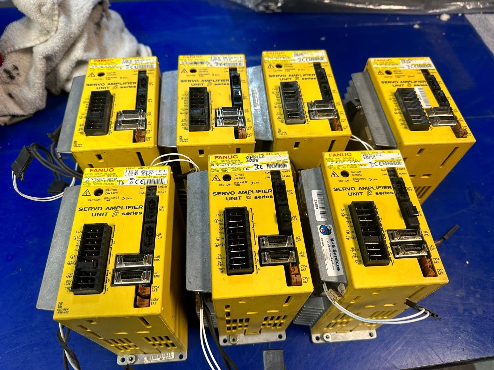Fanuc A06B-6093-H112, Servo Amplifier, This is for ONE. Shipped Priority Mail
