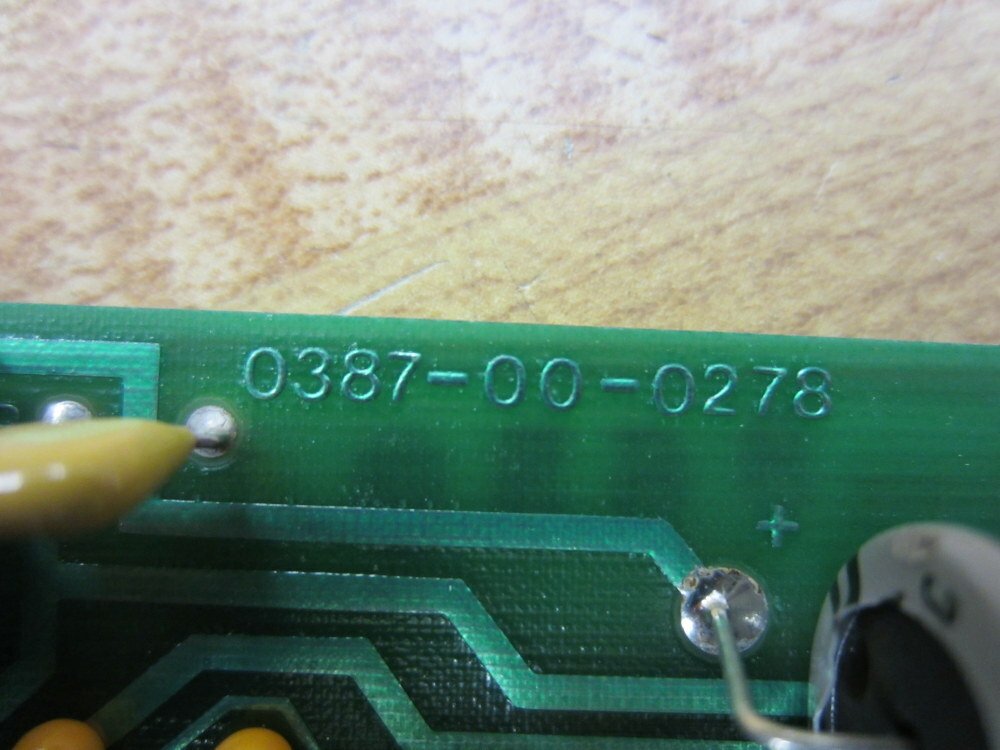 Part 0387-00-0278 Circuit Board 0387000278
