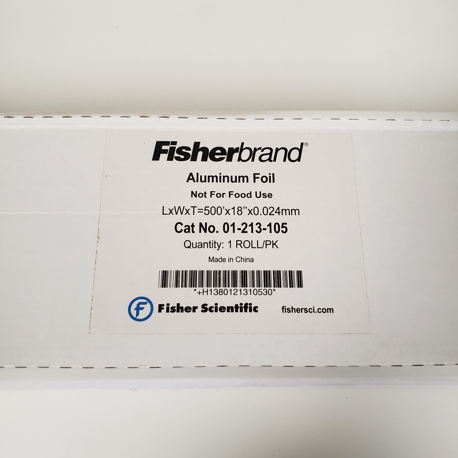 Fisherbrand™ Aluminum Foil 01-213-105, Standard-Gauge Single Roll BRAND NEW