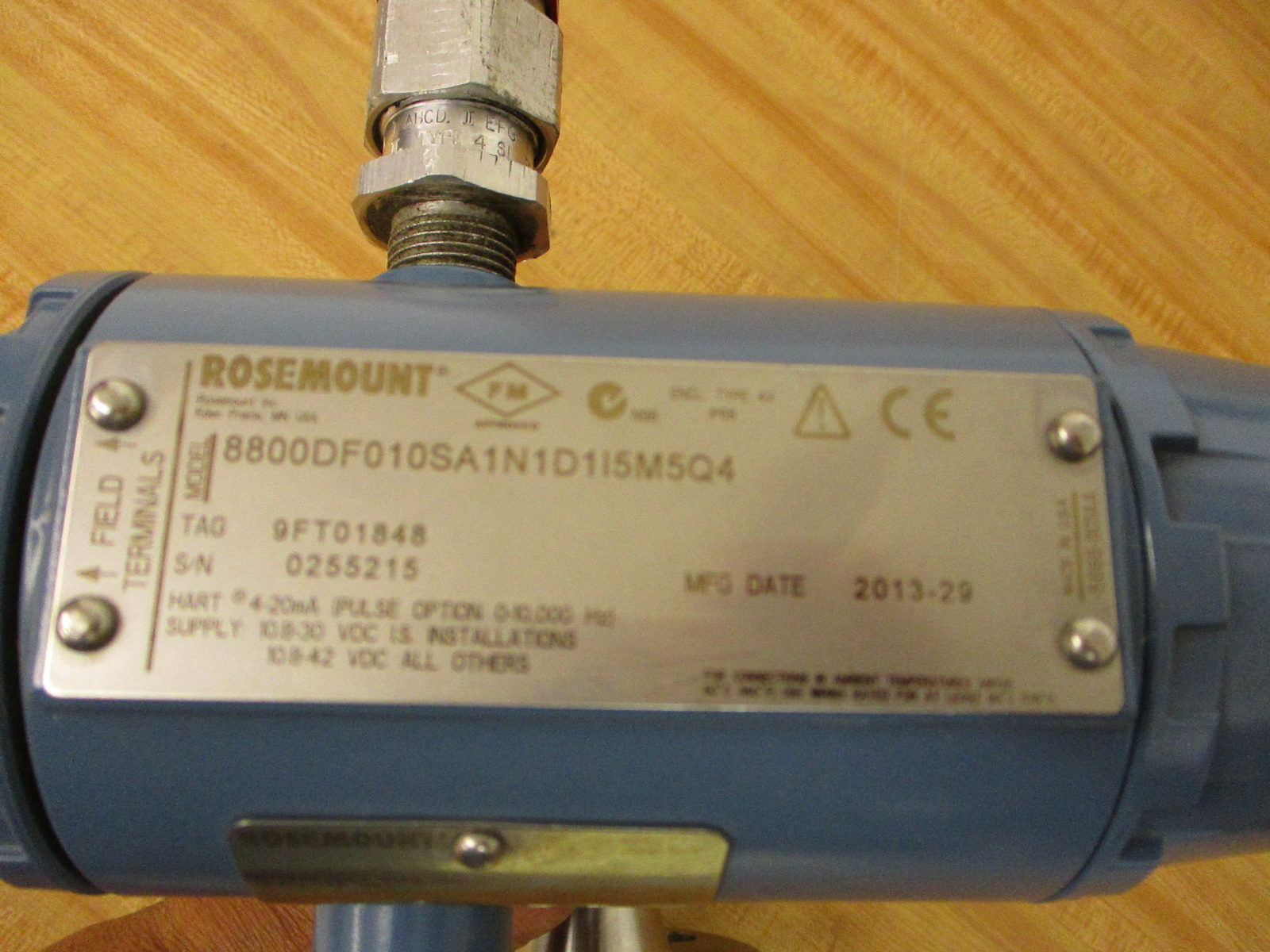 Rosemount 8800DF010SA1N1D1I5M5Q4 Vortex Flowmeter Series 8800