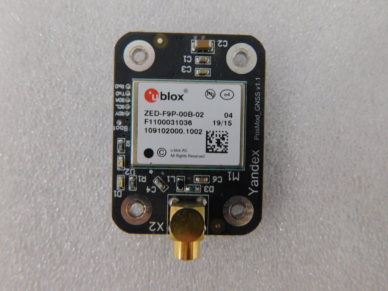 U-Blox ZED-F9P Dev Board, High Precision, GNSS GPS Module ZED-F9P-00B-02
