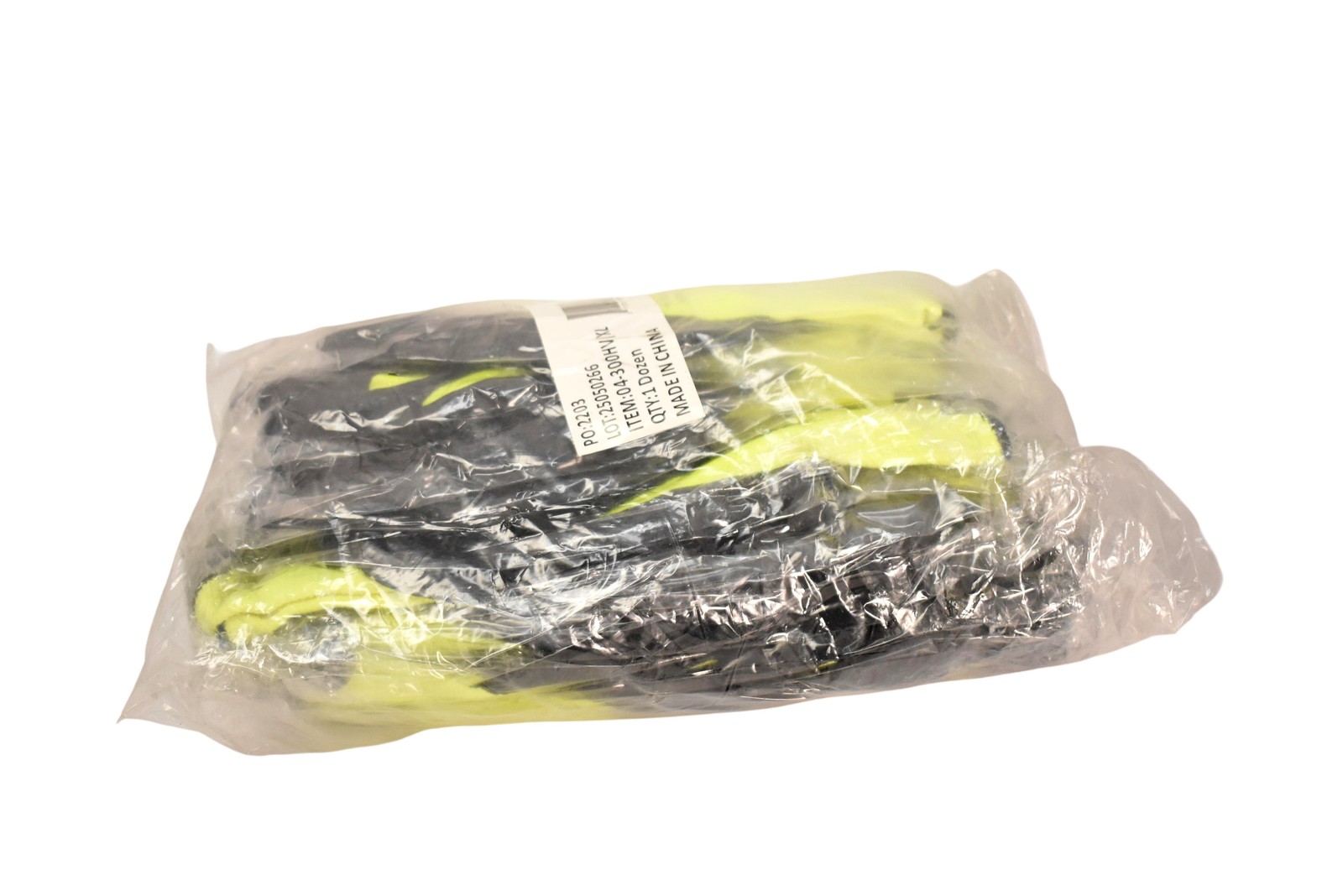 Armor Guys 04-300HV/XL Industrial Work Gloves XL 1 Dozen Hi-Vis Yellow