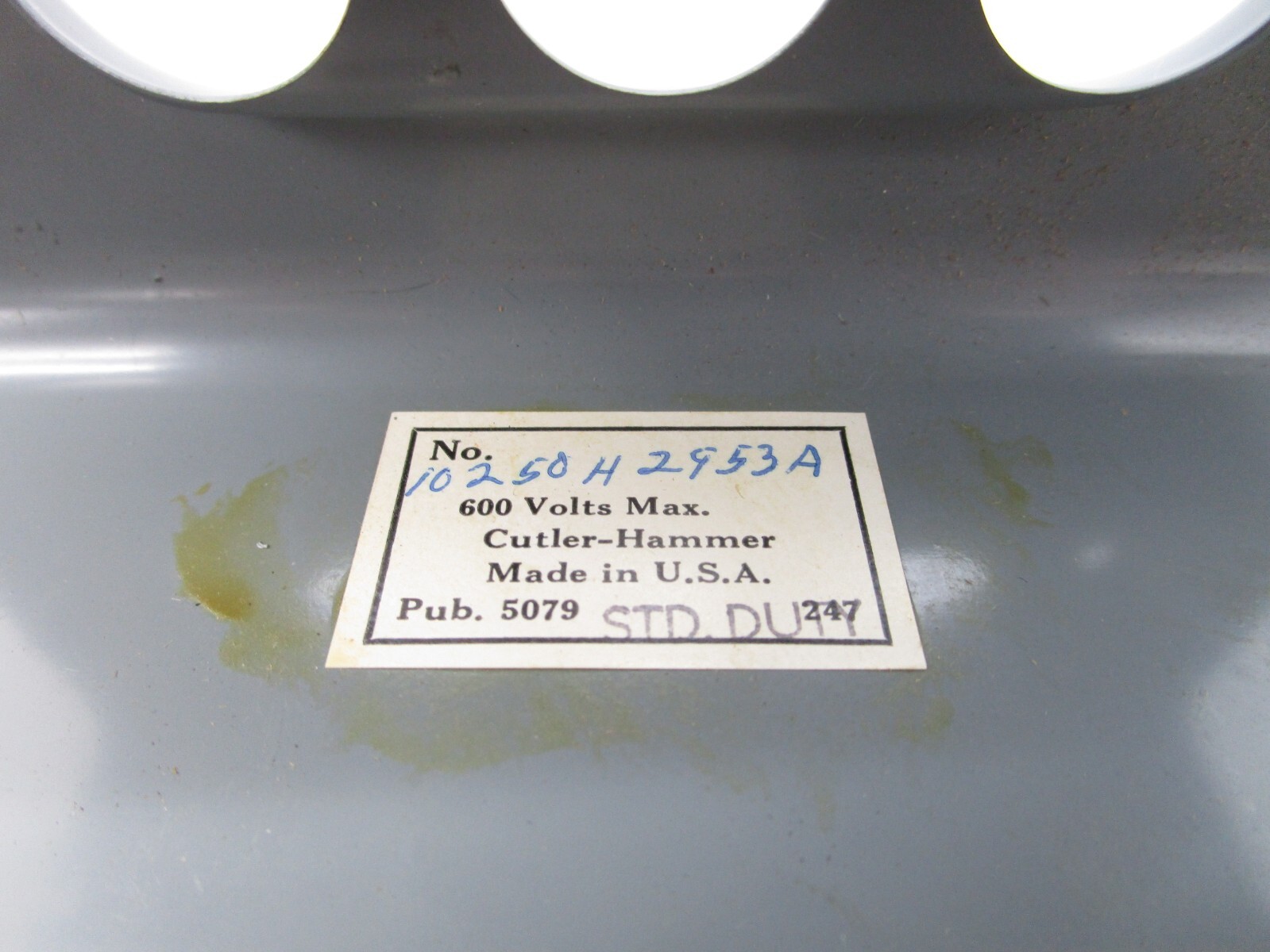 Cutler Hammer 10250H2953A Push Button Switch Box OPEN – CLOSE – STOP