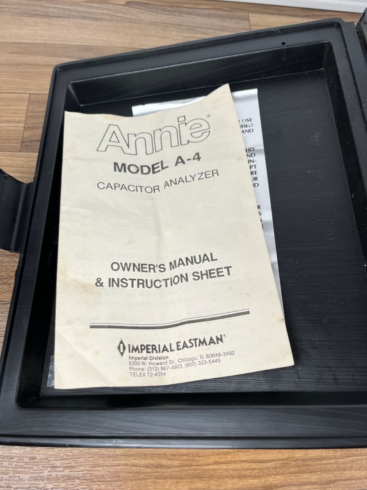 Imperial Eastman Annie Model A-12 Hermetic Unit & Component Analyzer