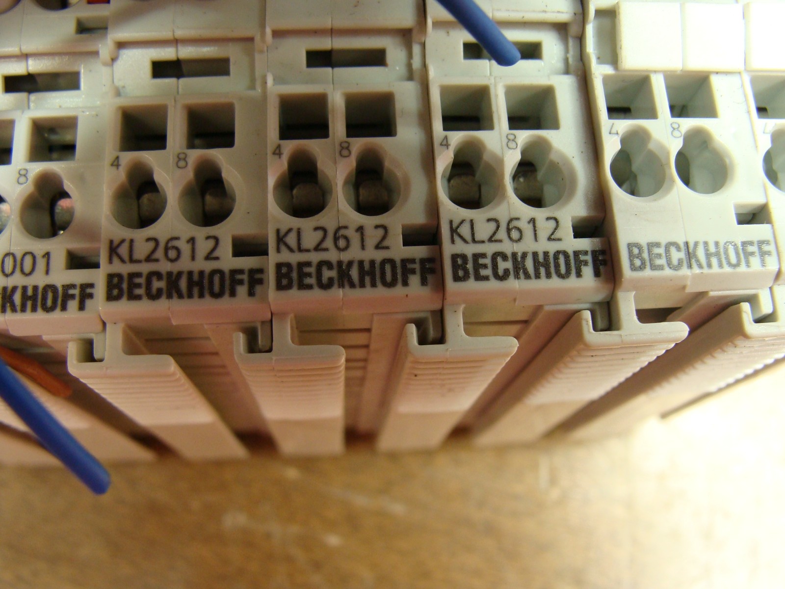 BECKHOFF BUS COUPLER CANOPEN BK5150 W/VARIOUS I/O MODULES (SEE DESC)