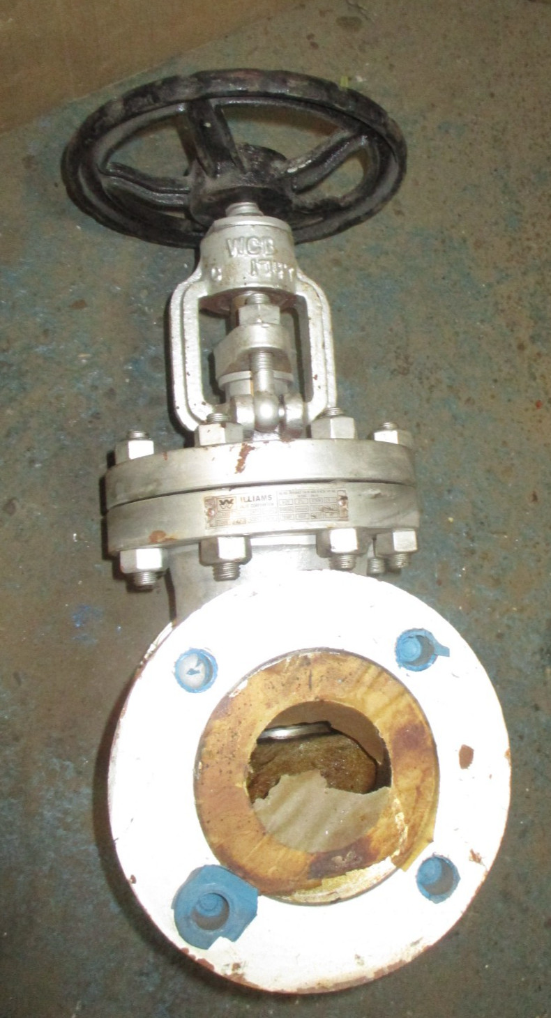 Williams CAT# 152F2 Size 2-1/2 Globe Valve B16.34/API600 WCB CR13 53453AES