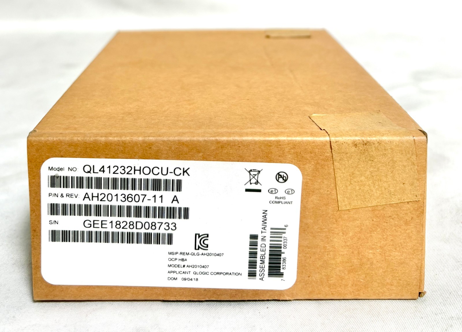 QLOGIC QL41232HOCU-CK DUAL PORT 10-25GbE SFP28 NETWORK ADAPTER CARD