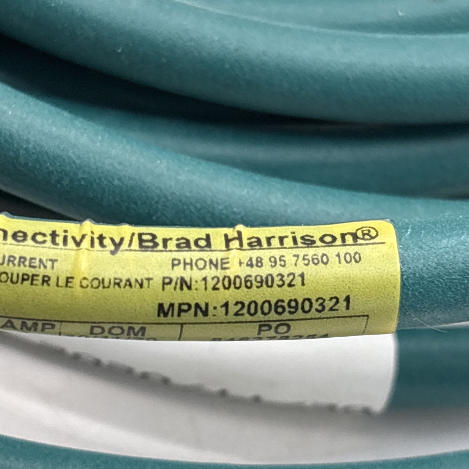 Woodhead Connectivity Brad Harrison 1200690321 Cable