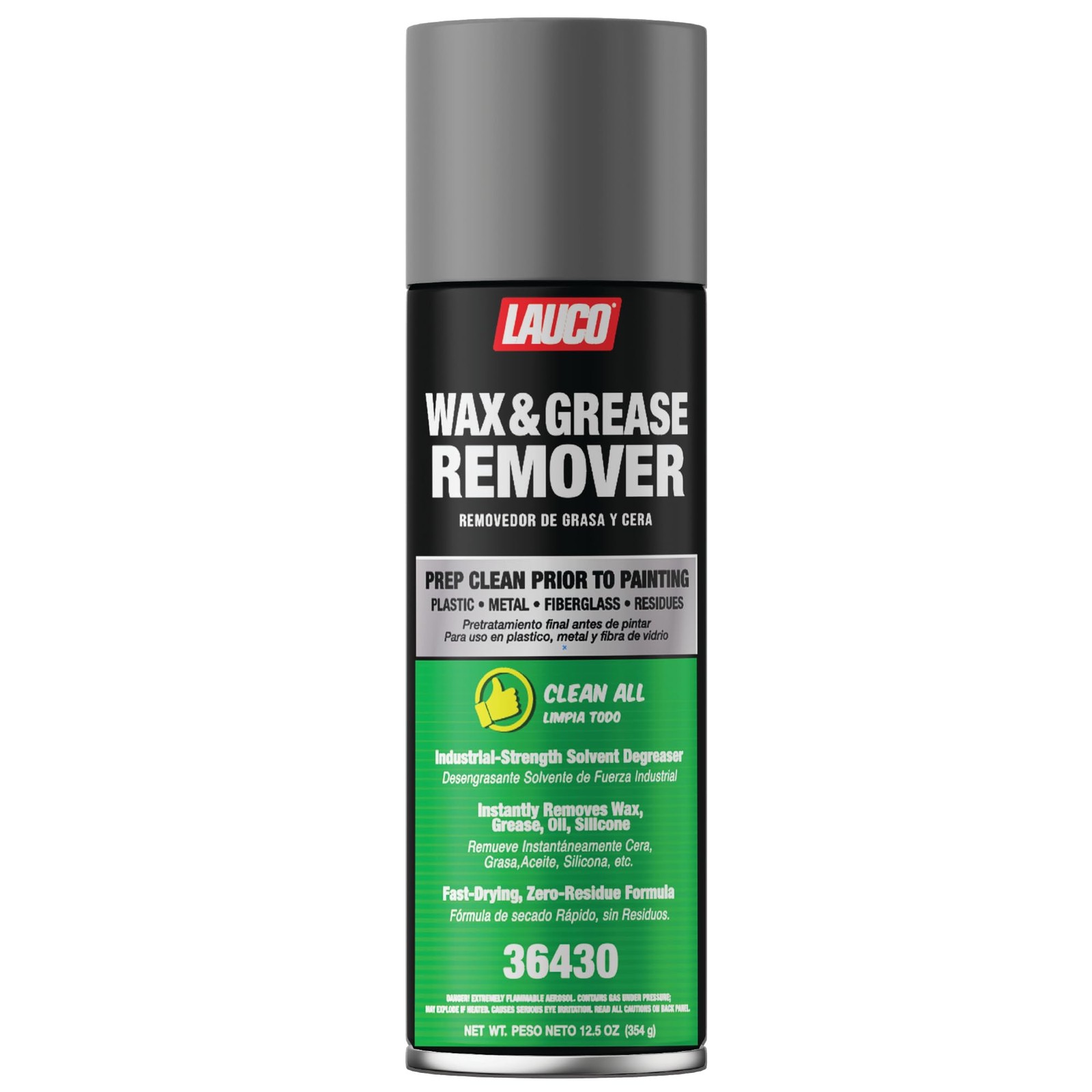 LAUCO Wax & Grease Remover Spray 13 oz, Pack of 1, Automotive Paint Prep