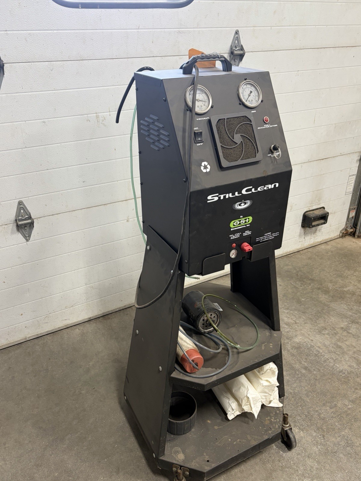 StillClean SC 100 Portable Solvent Recycler With Rolling Stand