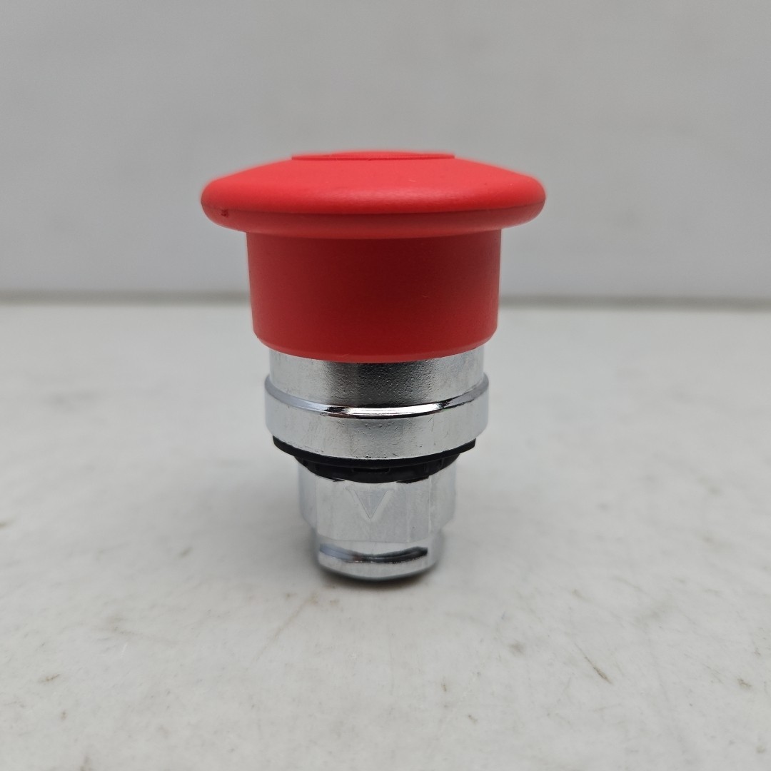 2 Pack Telemecanique ZB4BT4 Emergency Stop Push Button 22mm New Lot of 2