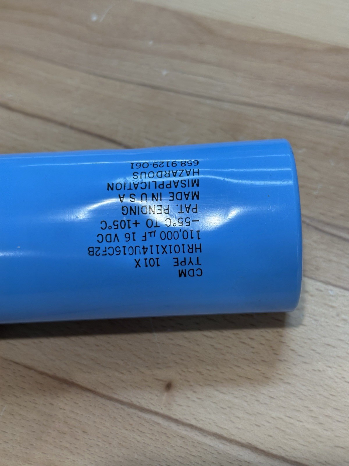 CDE CDM FIXED CAPACITOR HR101X114U016CF2B, 110,000 SCREW IN ADIRONDACK