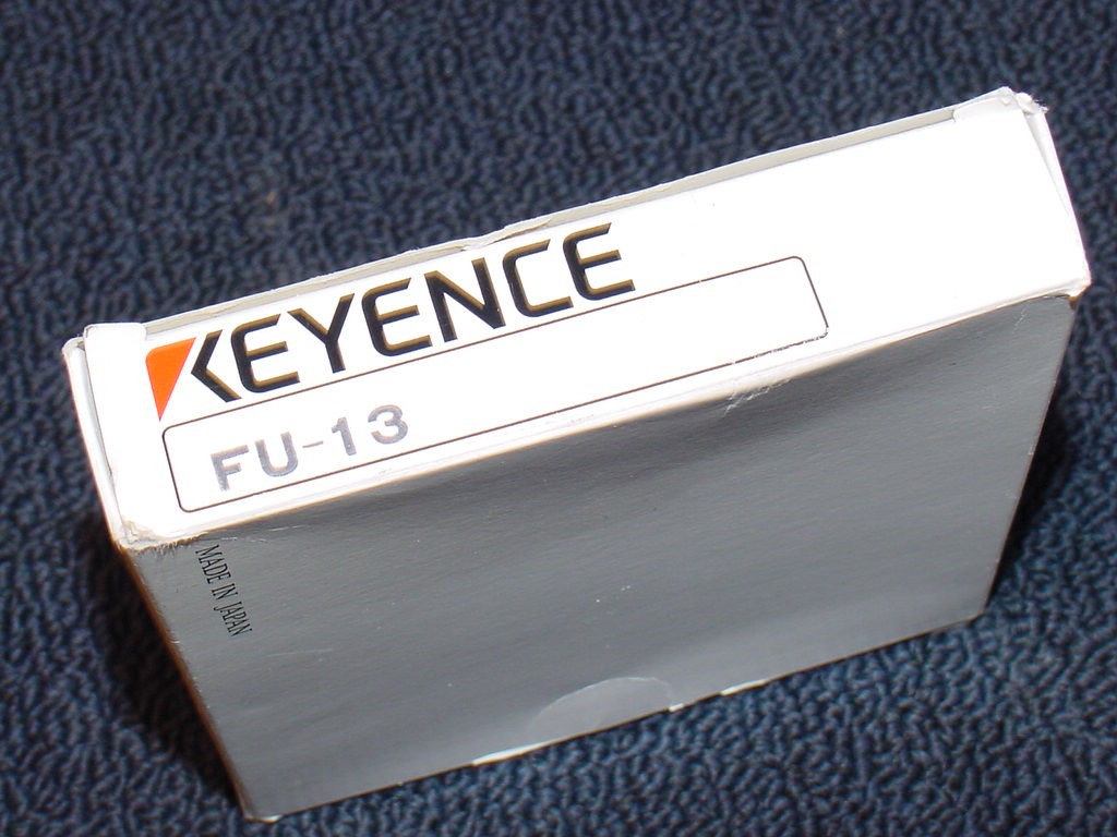 Keyence FU-13, Retro-Reflective Fiber Optic Unit, Use with Fiber Optic Sensor