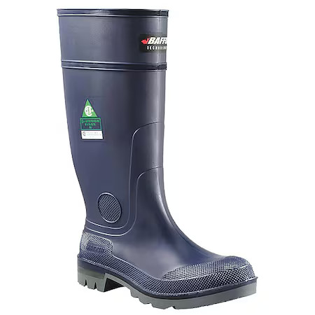 Baffin 96770000 Men’s Bully (Toe) Rubber Boot, Steel Toe, 15″ Height, Blue, 13