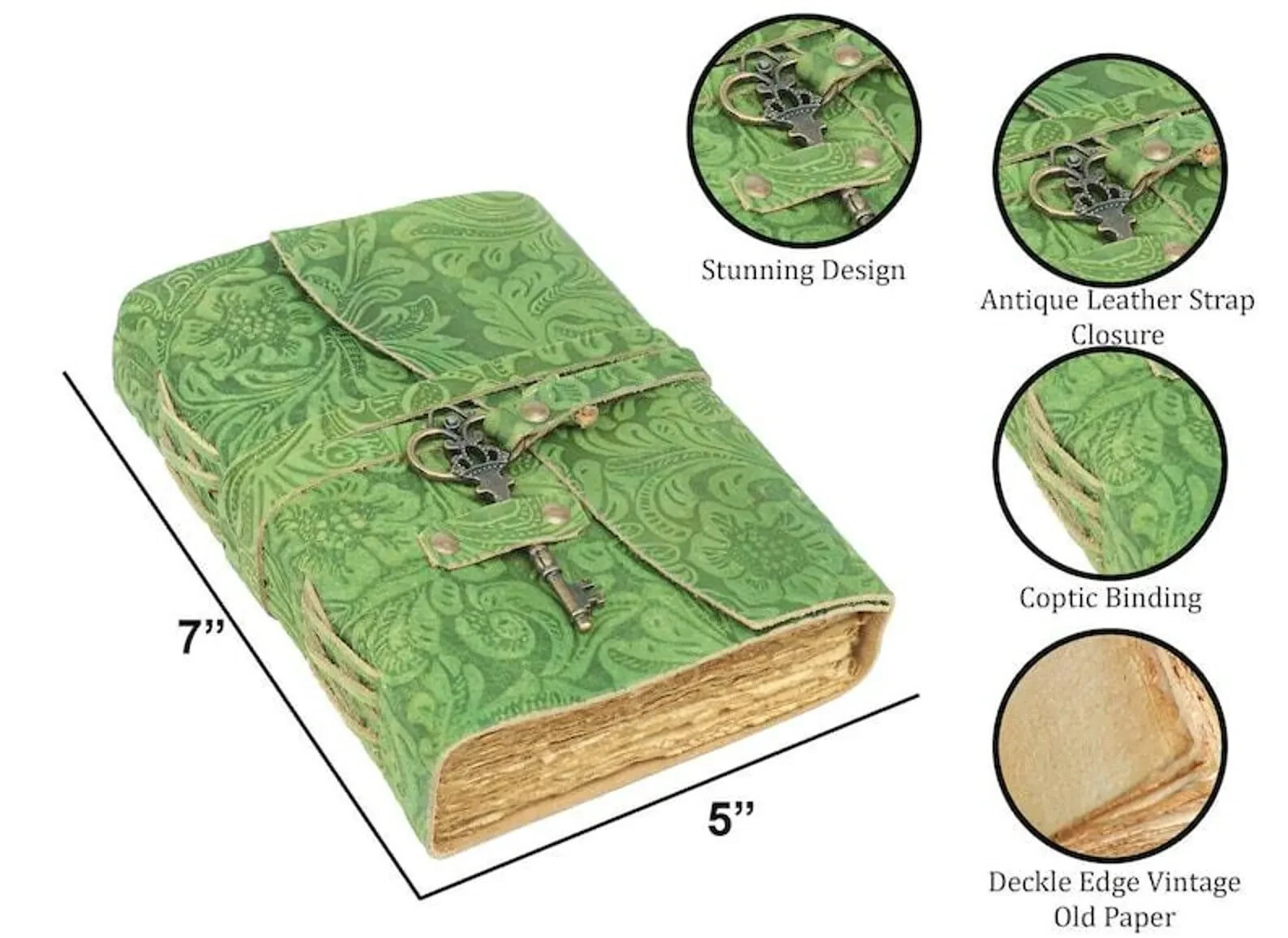 Travel Leather Journal Photo Album Our Adventure Book for Couples or Graduation.