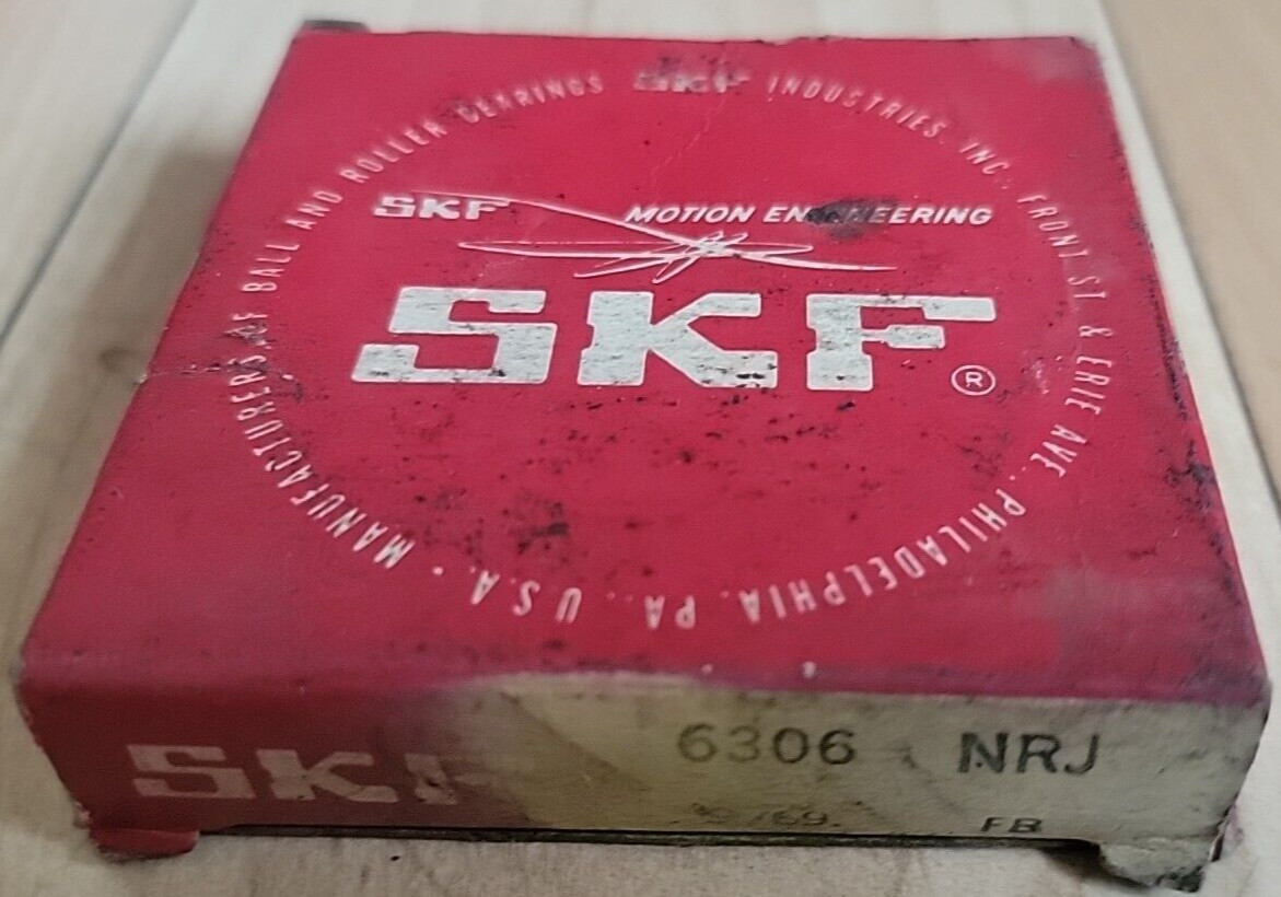 SKF 6306 NRJ Bearing Made in USA – NEW (READ)