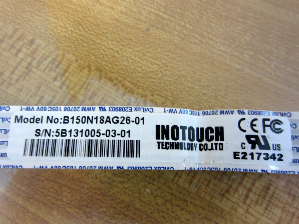 Intouch Tech B150N18AG26-01 Touch Screen B150N18AG2601