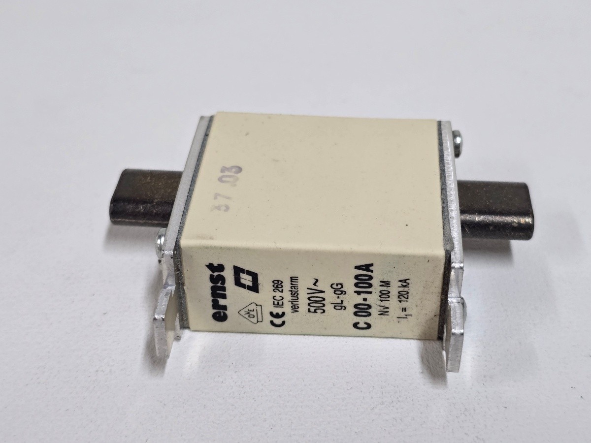 Ernst C00-100A NH00C 100A 500V Ceramic Cartridge Fuse Links