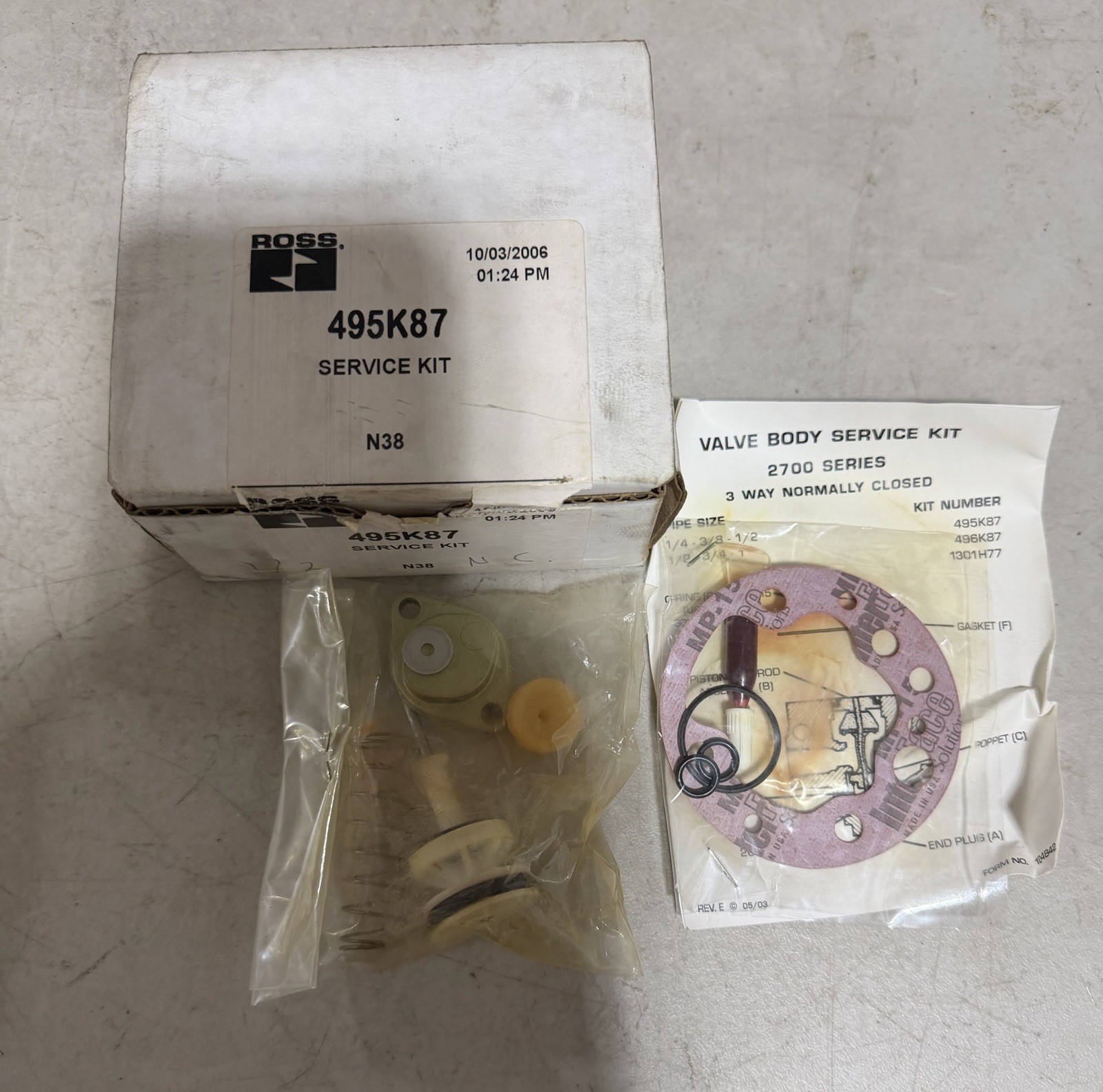 NEW ROSS 495K87 SERVICE KIT