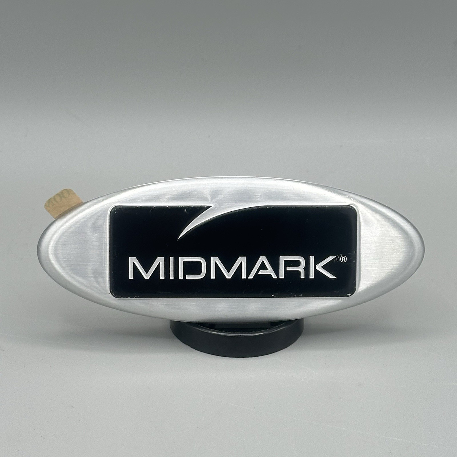 MIDMARK Corporation Oval Nameplate 4.5” x 1.75” Aluminum with 3M Adhesive – NOS