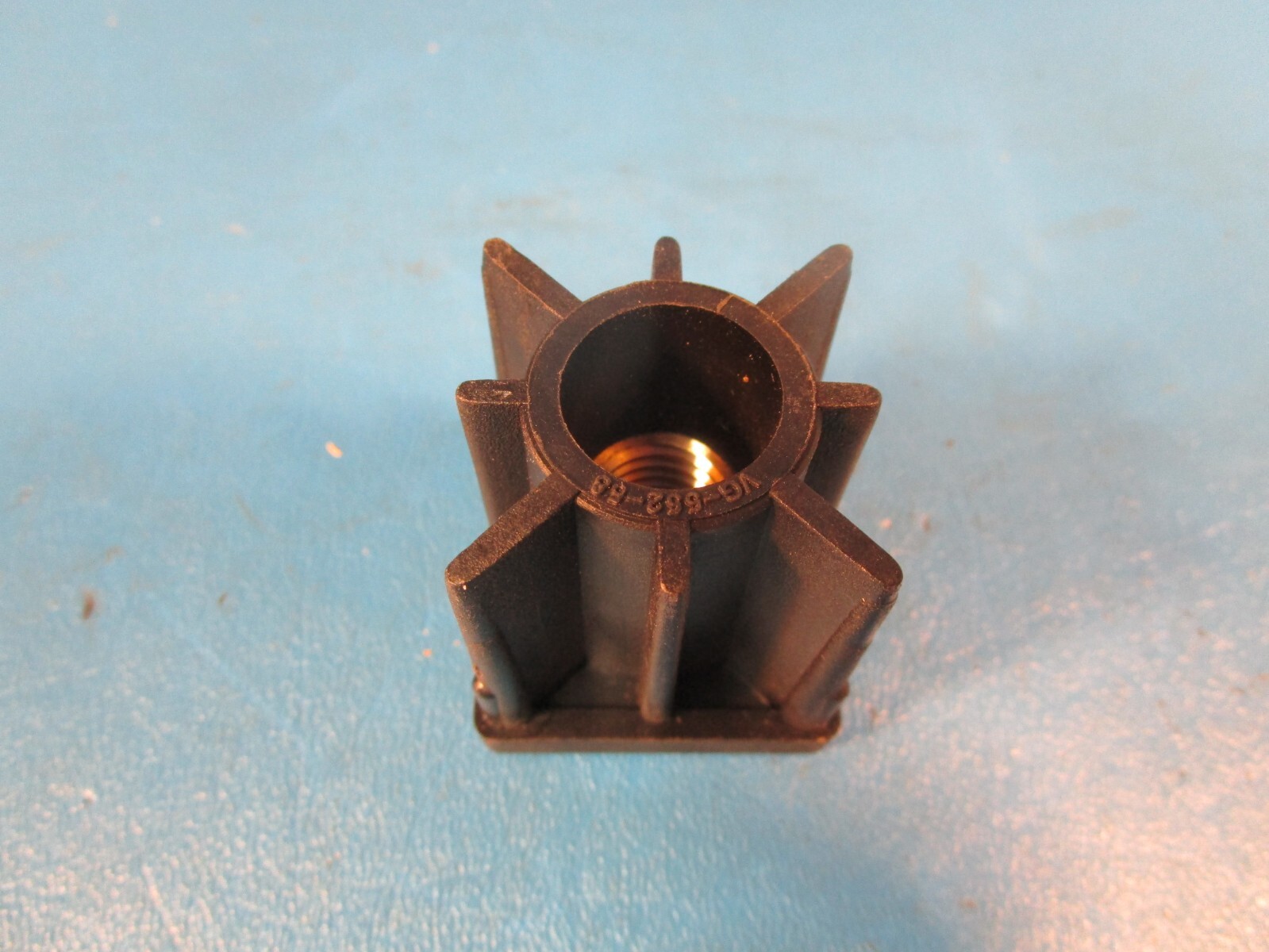 LOT OF 5 Valu-Guide VG-556-B58 Tube End Cap, 5/8-11 Thread,1.5” Square Tube