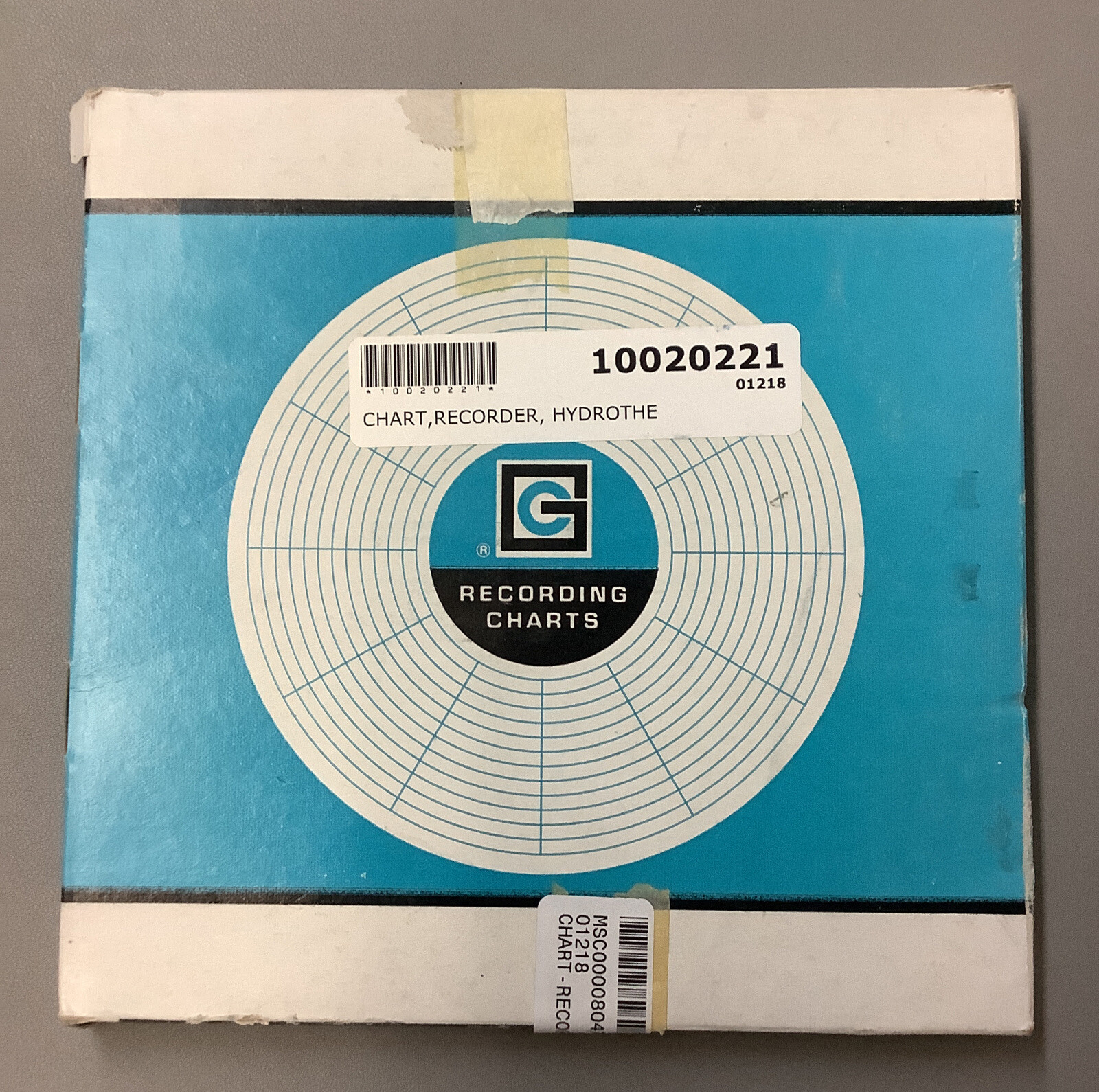 Graphic Controls 01218 Circular Recording Chart 93pcs (b398)