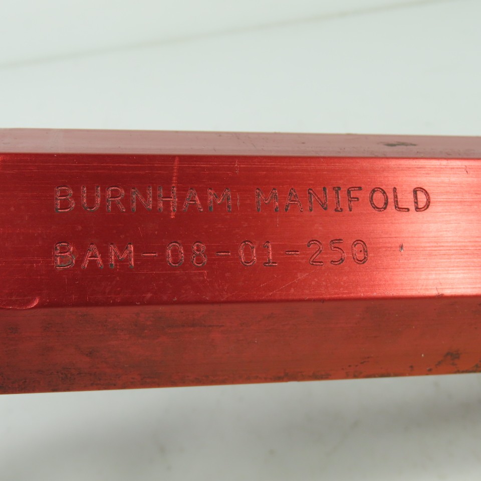 Burnham BAM-08-01-250 Manifold 10 Port Air Water 1″ Inlet 8 Outlet Ports 1/4 NPT