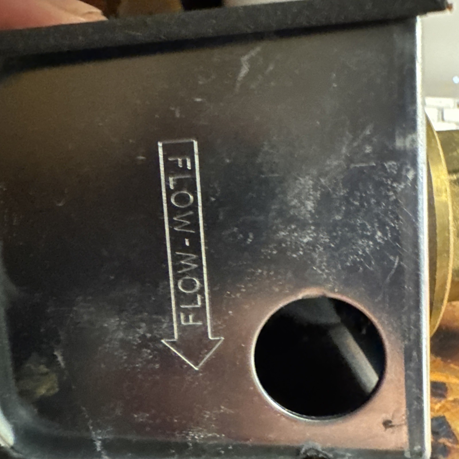 Watts Regulator Type FS10-C Switch, Flow, Regulator, Installed for Short Period