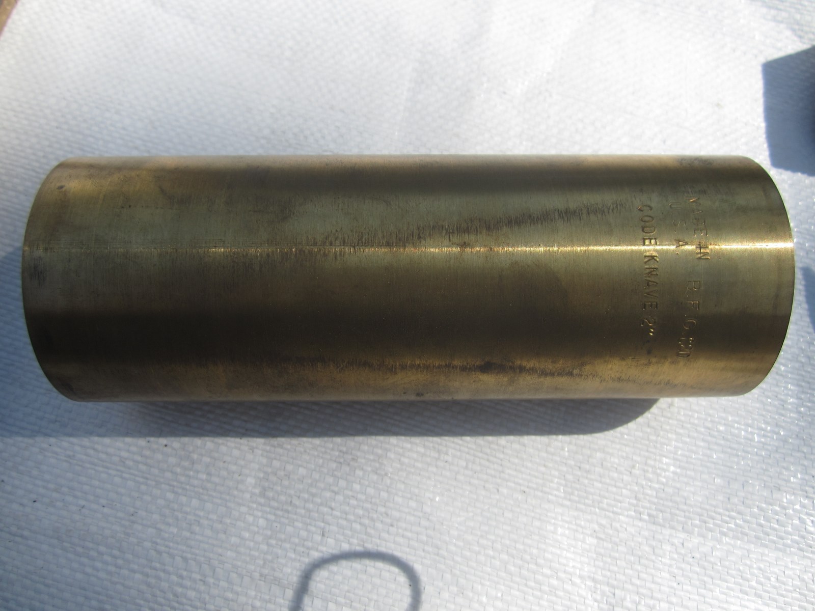 CODE KNAVE B.F.G. 220 SLEEVE 2” SHAFT , 3” OD , 8” LENGTH – NOS