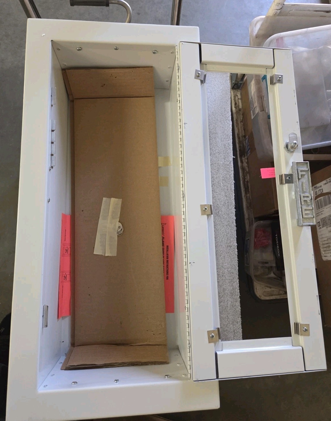 NEW IN BOX! LARSENS FIRE RATED CABNET FS-2408-R7