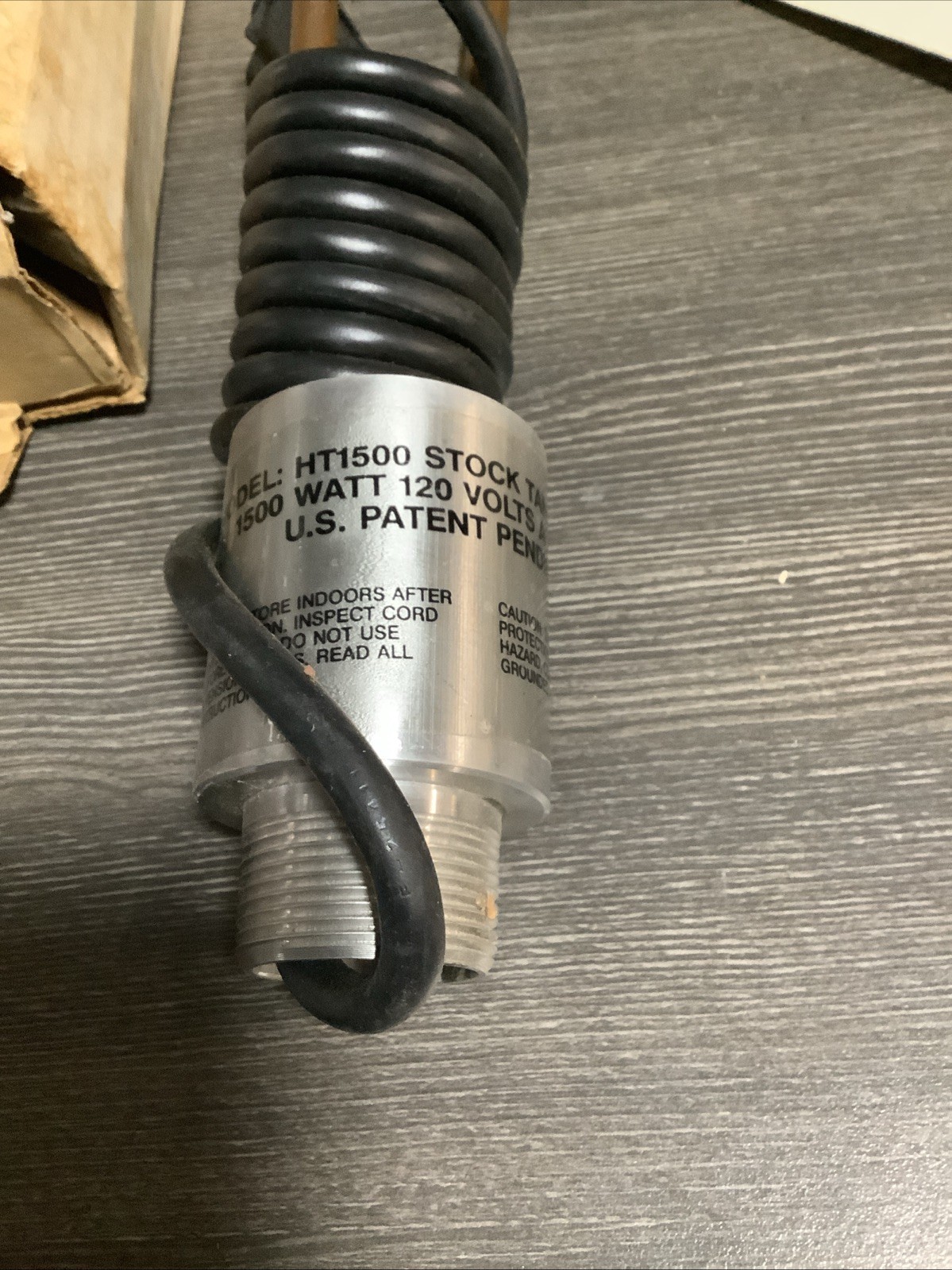High Country Technology Stock Tank Heater HT1500 120V 1500 Watts Vintage NOS