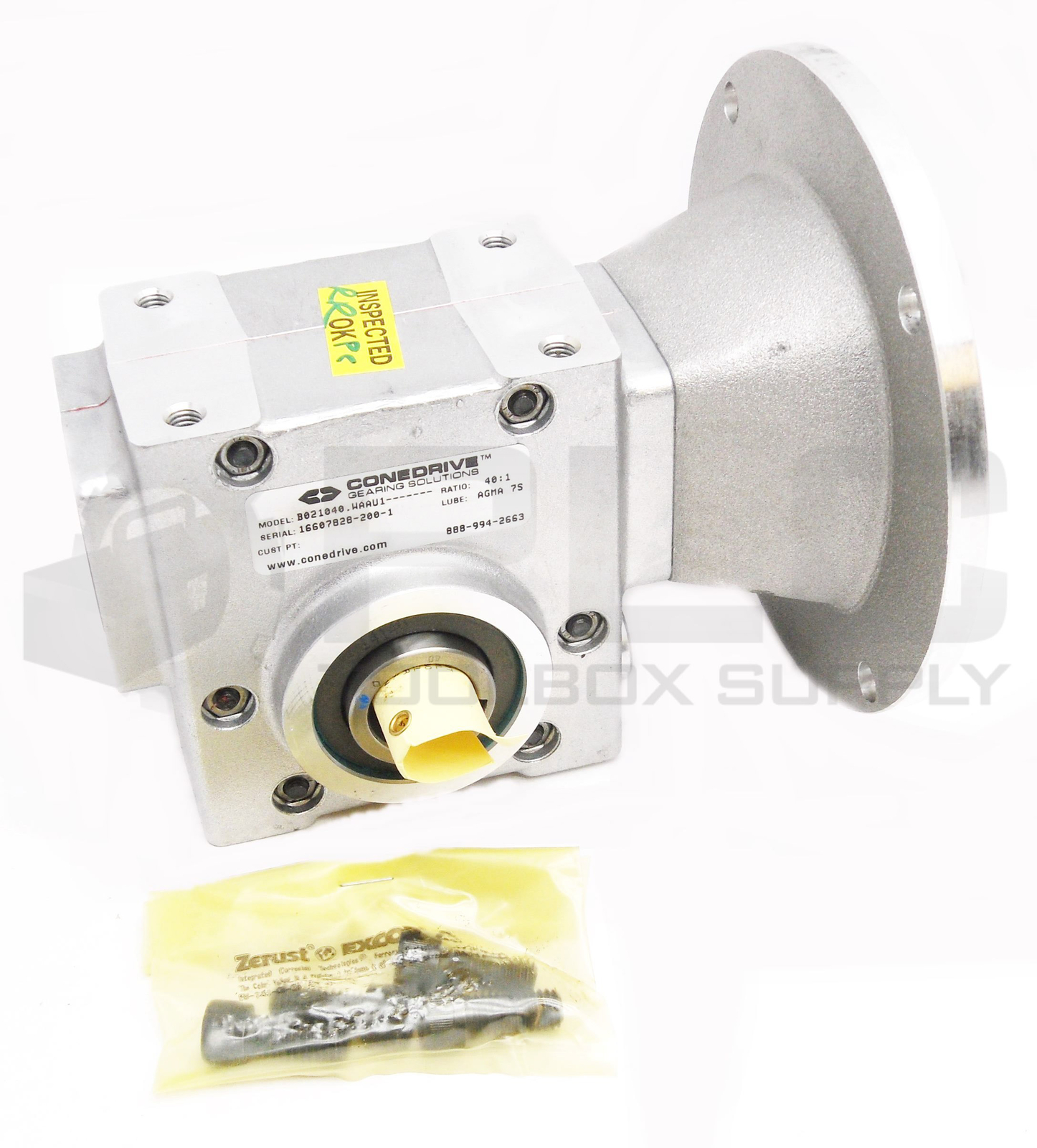 NEW CONE DRIVE GEARING SOLUTIONS B021040.WAAU1 REDUCER 40:1 RATIO