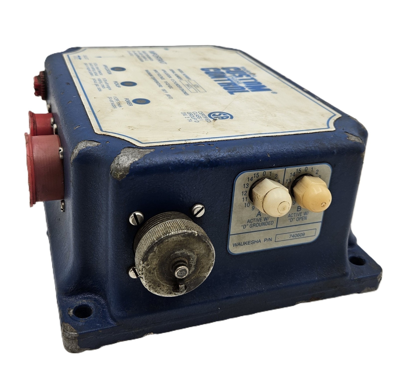 WAUKESHA CUSTOM ENGINE CONTROL 1211 12CYLINDER ENGINES 740609 [FAST SHIPPING]