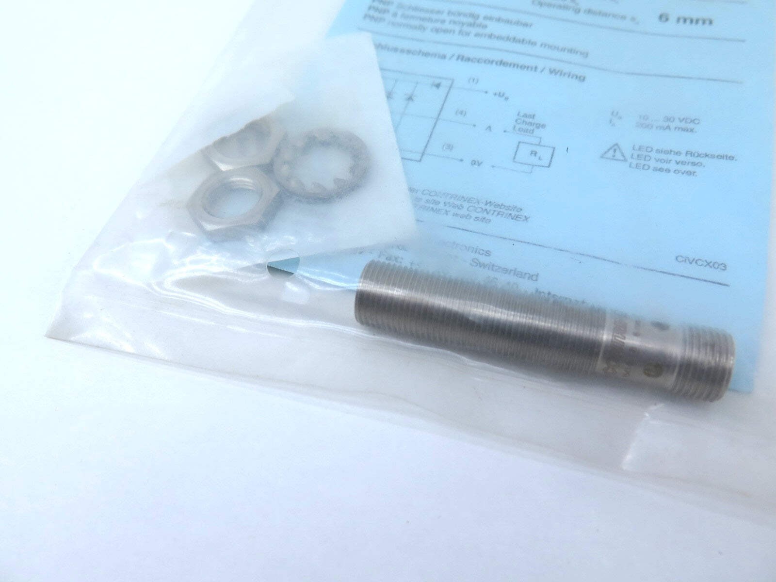 Contrinex DW-LS-703-M12 Inductive Proximity Switch
