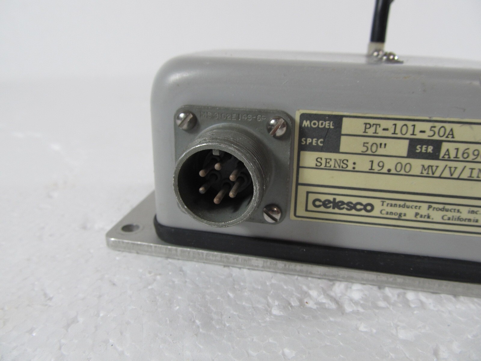 Celesco PT-101-50A Cable Extension Position Transducer