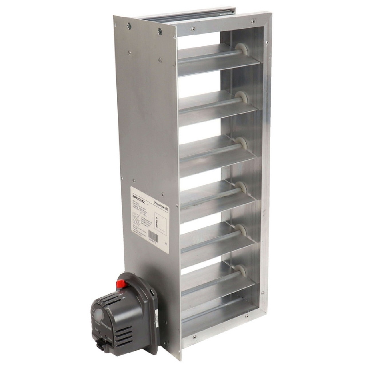 Honeywell ZD8X20TZ/U; ZD8X20TZ Damper (Aluminum, 24v, 8 x 20in, Rectangular)