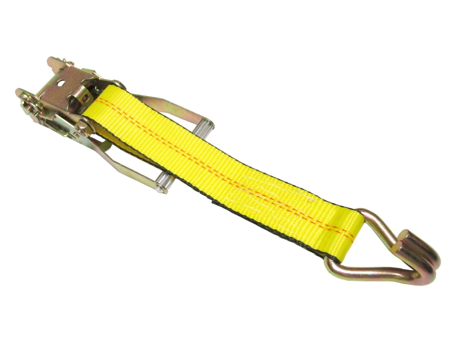 2″ x 30′ Ratchet Tie-Down Strap with J-Hooks, WLL 3,335 lbs Trailer, ATV, Auto