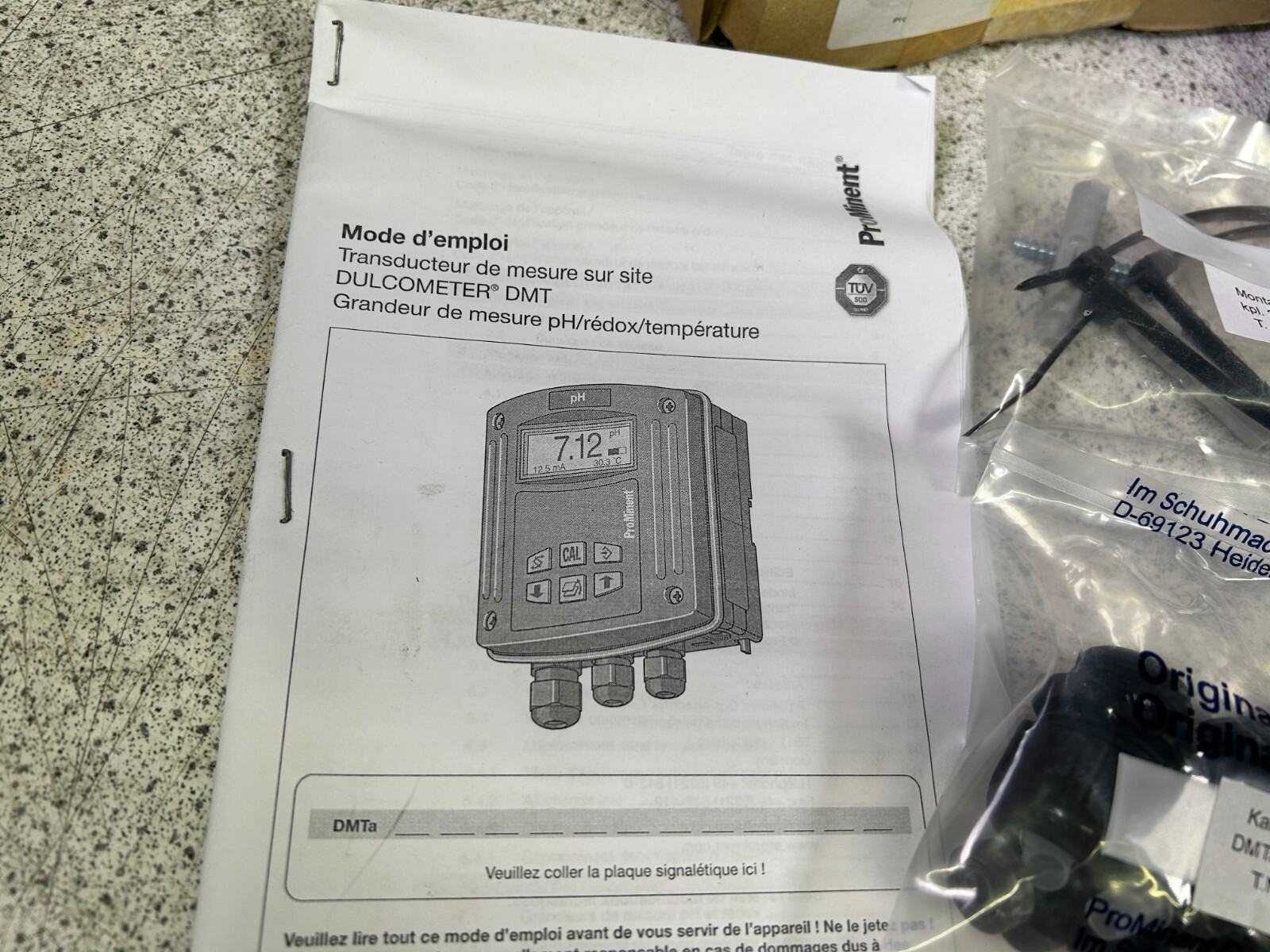 ProMinent Redox/ORP Dulcometer w/ Temperature Measurment Electrode 855030