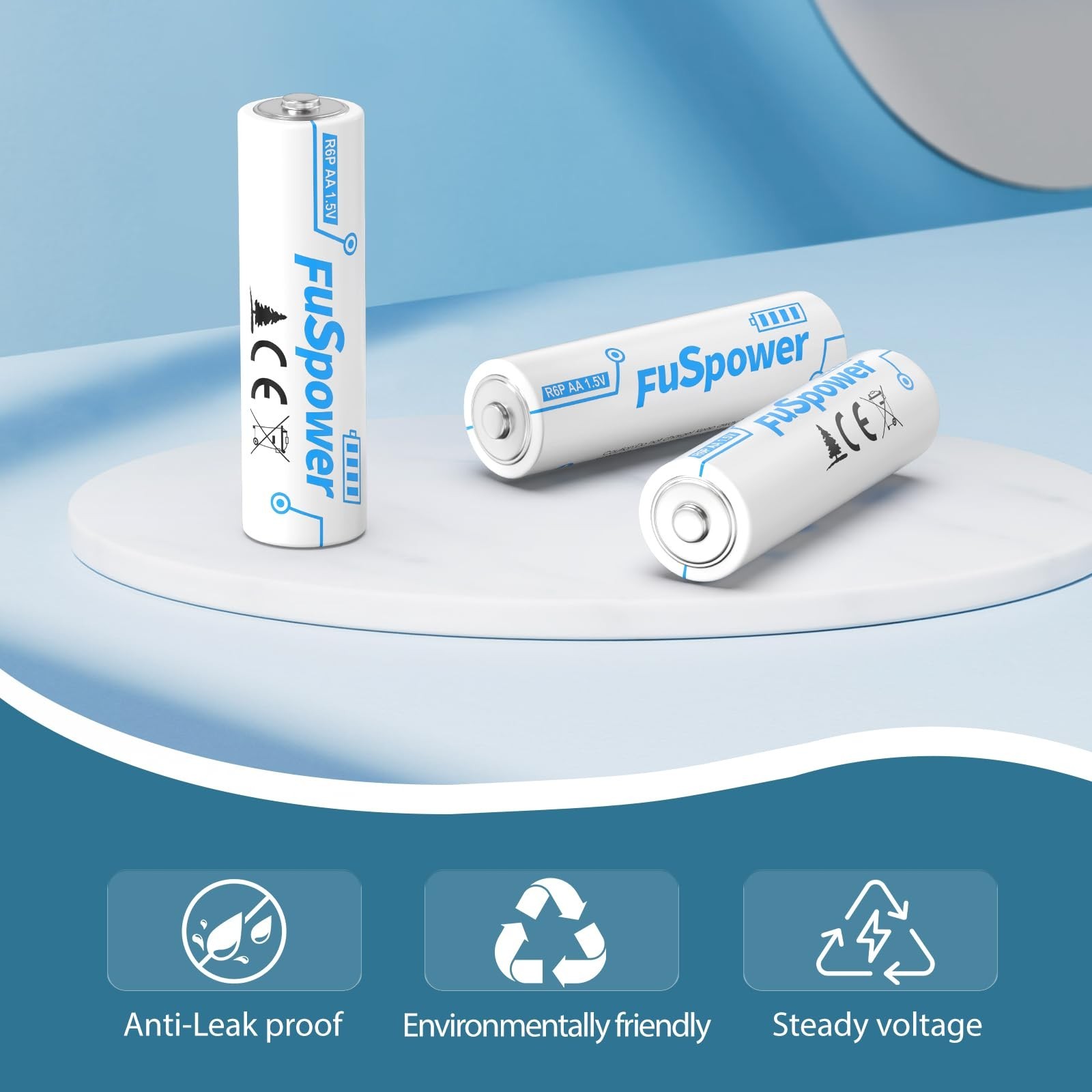 AA Batteries Long Lasting: 1.5V Double AA Batteries 100 Pack – Heavy Duty Car…