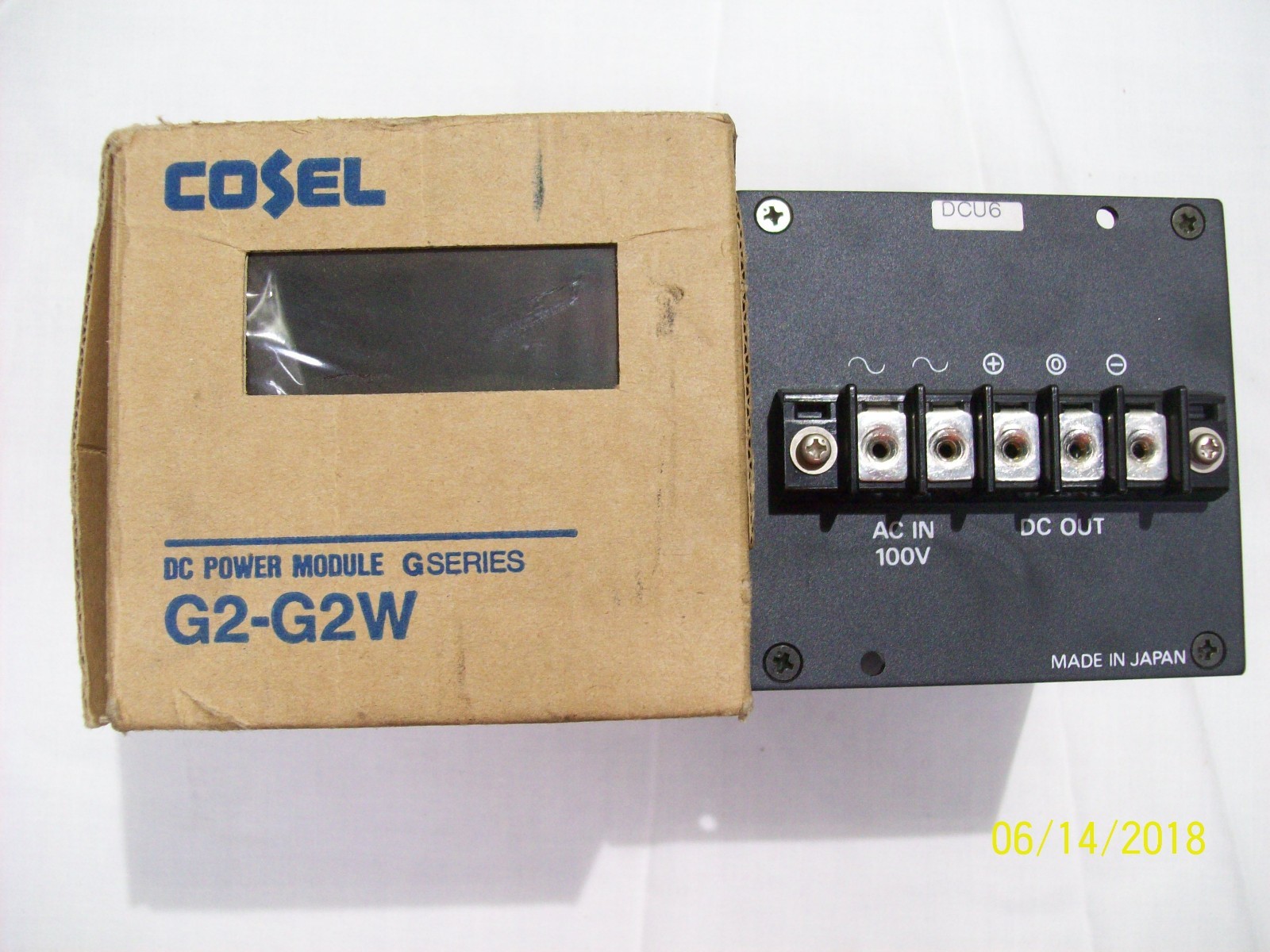 COSEL DC POWER SUPPLY MODULE G SERIES 12V 0.6A , G2-G2W