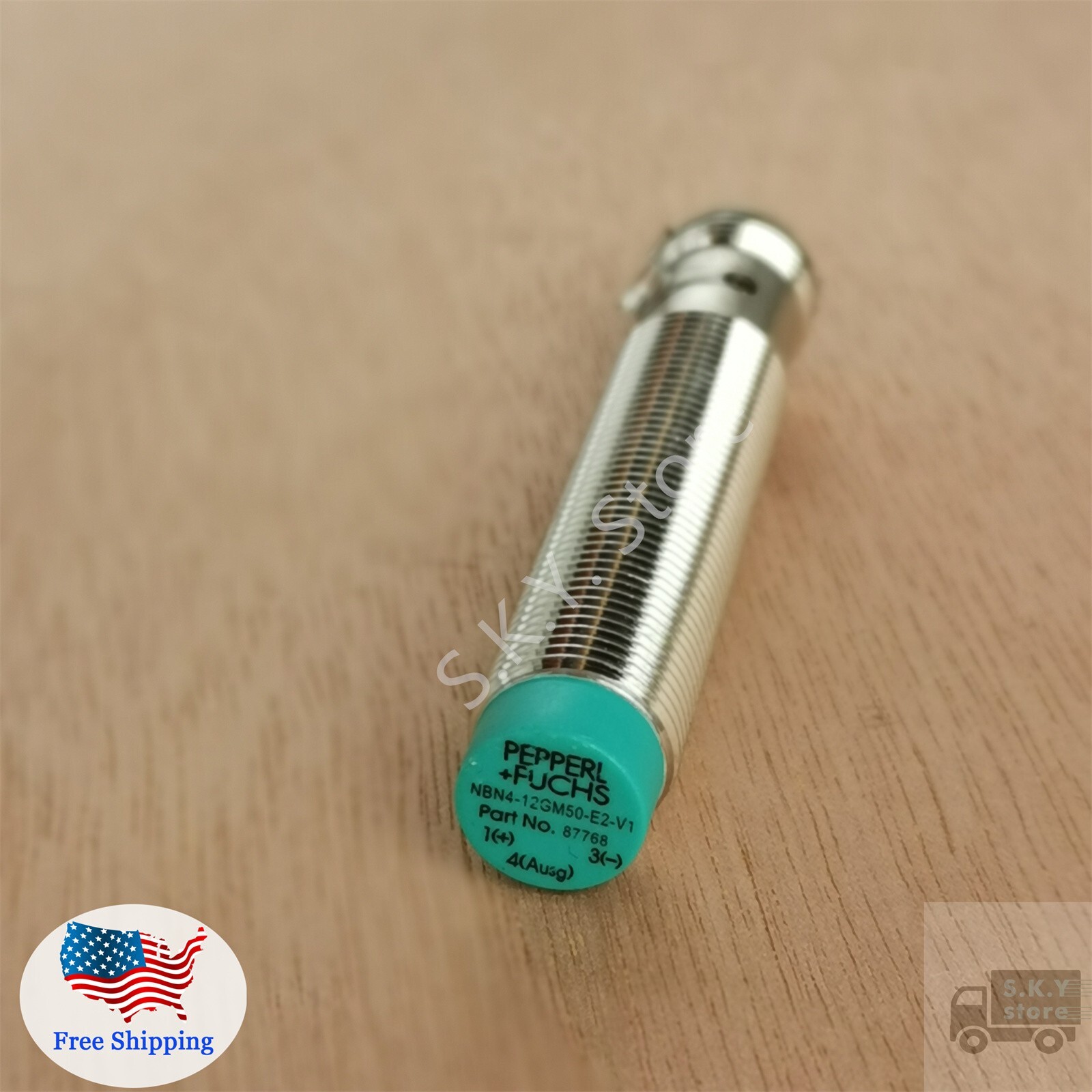 New In Bag For PEPPERL+FUCHS NBN4-12GM50-E2-V1 Photoelectric Sensor US Stock