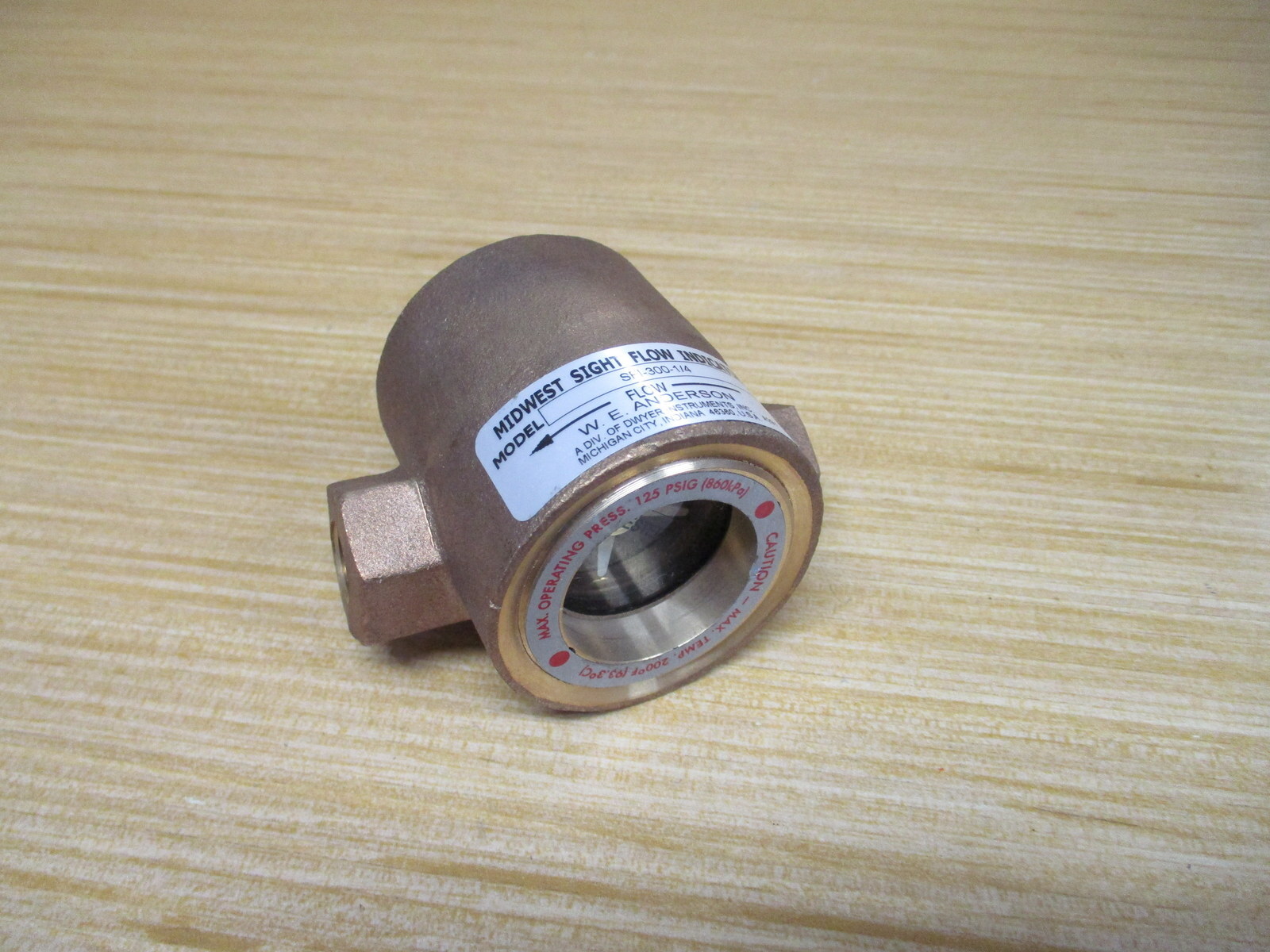 W.E. Anderson SFI-300-1/4 Midwest Sight Flow Indicator SFI30014
