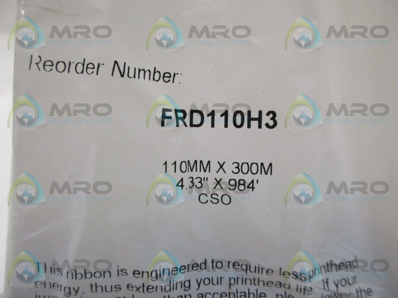 THERAMARK FRD110H3 HIGH MARK WAX RIBBON NSMP