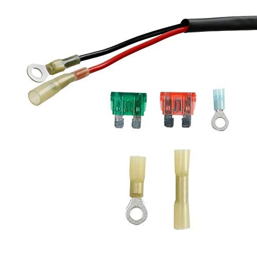 Electric Cooling Fan Wiring Kit 185/165°F Thermostat Switch 40/50A Relay 12V