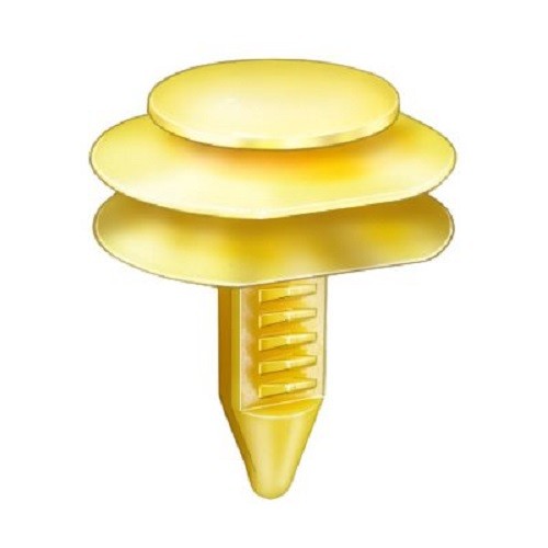 50 Door Trim Panel Clips Yellow Nylon For GM 20734005
