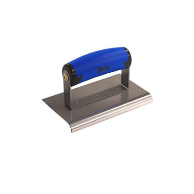 Bon 62-439 Stainless Steel Sidewalk Edger 6 x 3 1/2 – 3/8 Radius 1/2 Depth