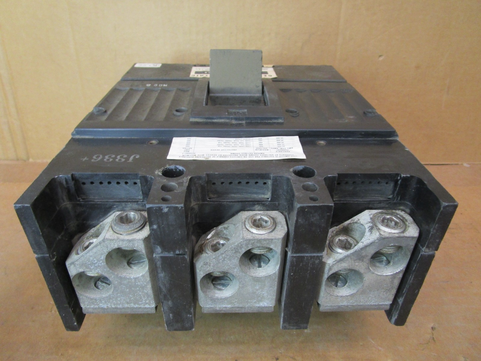 General Electric TJK636Y600 600A 3 Pole 600VAC Molded Case Switch 51597LR